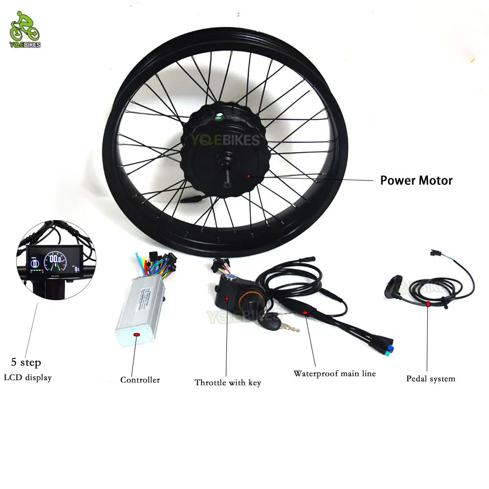 20 pouces 4.0 ebike accessoire - Fat Tire Ebike Conversion Kit 2000W avis et prix