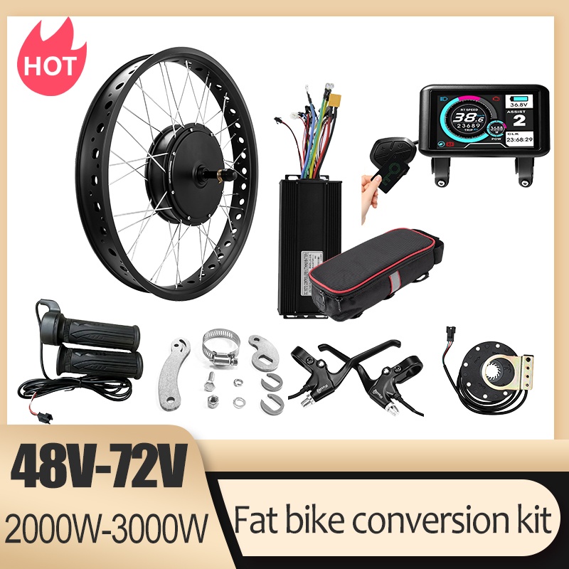 Kit de conversion moteur pour  - Fat Tire Ebike Conversion Kit 2000W avis et prix
