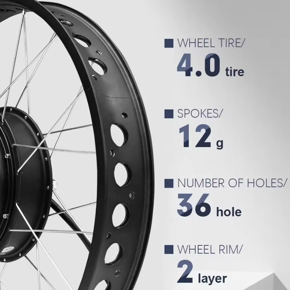 Kit de conversion moteur pour  - Fat Tire Ebike Conversion Kit 2000W avis et prix