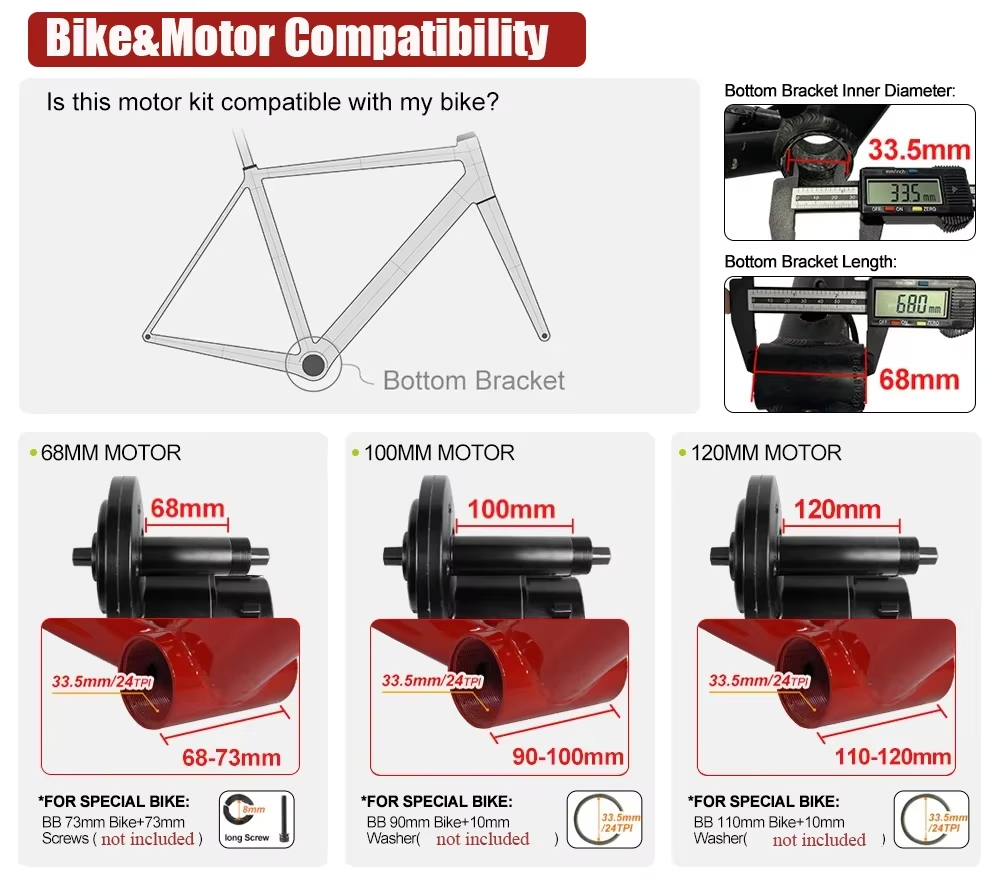 Kits de Conversion de moteur d - 72V 5000W Hub Motor Kit avis et prix
